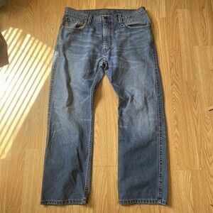 Vintage Y2K Green Tab Levi’s 539 Straight Fit Blue Jeans 34x30